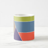 Mug MOSAIC rayures triangles couleur I + vos idées (Centre)