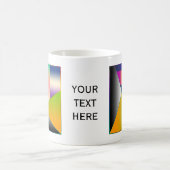 Mug MOSAIC rayures triangles couleur II + vos idées (Centre)