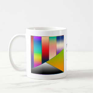 Mug MOSAIC rayures triangles couleur II + vos idées
