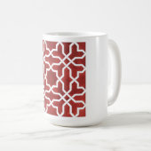 Mug Mosaïque andalouse rouge ALHAMBRA (Devant droit)
