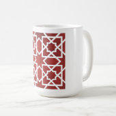 Mug Mosaïque andalouse rouge SEVILLE (Devant droit)