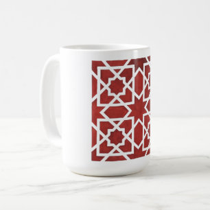 Mug Mosaïque andalouse rouge SEVILLE