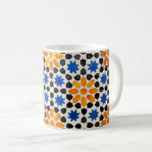 Mug mosaïque arabe de carreaux de style marocain, déco (Devant droit)