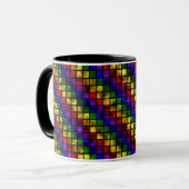 Mug Mosaïque arc-en-ciel (Devant gauche)