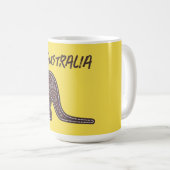 Mug Mosaïque autochtone de Kangaroo (Devant droit)