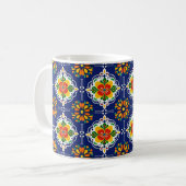 Mug Mosaïque Azul Flor (Devant gauche)