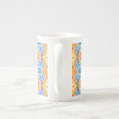 Mug mosaïque bleu et orange Marianne (Dos)