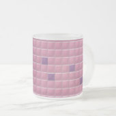 Mug - Mosaïque Carré rose (Devant droit)