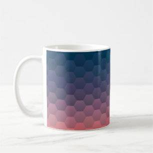 Mug Mosaïque colorée. Arrière-plan rétro de l'hipster
