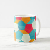 Mug Mosaïque colorée, Motif Artistique incomparable. (Devant droit)