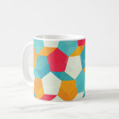 Mug Mosaïque colorée, Motif Artistique incomparable. (Devant gauche)