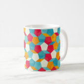 Mug mosaïque colorée sans couture motif (Devant droit)