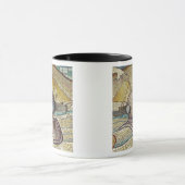 Mug Mosaïque d'ancien casque de plongeur (Centre)