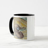 Mug Mosaïque d'ancien casque de plongeur (Devant gauche)