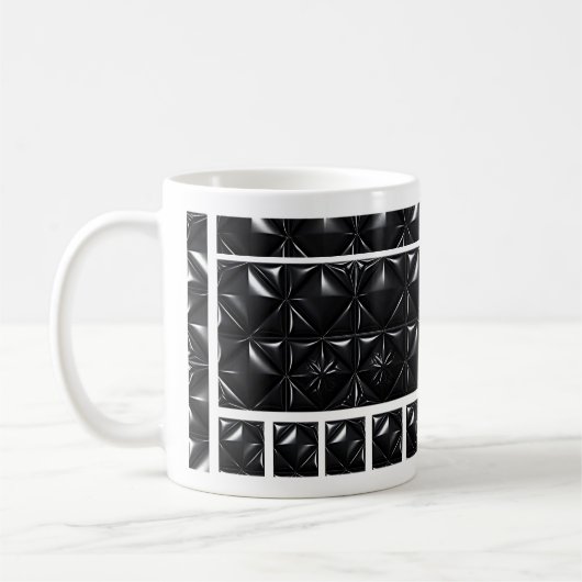Mug Mosaïque de chien chrome (Gauche)