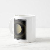 Mug Mosaïque De La Planète Saturne Et Ses Principaux A (Devant gauche)