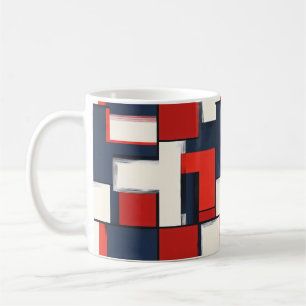 Mug Mosaïque de Motif couleur Abstrait