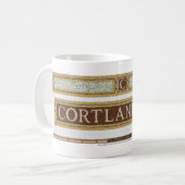 Mug Mosaïque de souterrain de St de Cortlandt (Devant gauche)