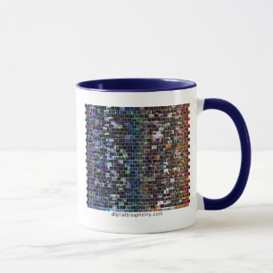 Mug Mosaïque de spectre de blasphème de Digitals