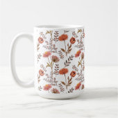 Mug Mosaïque des fleurs d'automne (Gauche)