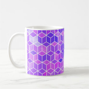 Mug Mosaïque d'été : Aquarelle Cube Fusion