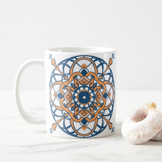 Mug mosaïque marocaine andalouse (Avec donut)