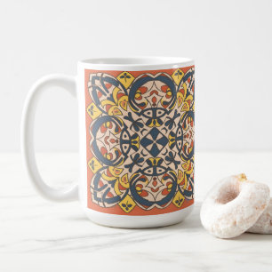 Mug mosaïque marocaine, mandala