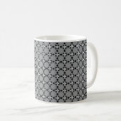 Mug Mosaïque noire et blanche (Devant droit)