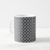 Mug Mosaïque noire et blanche (Devant gauche)