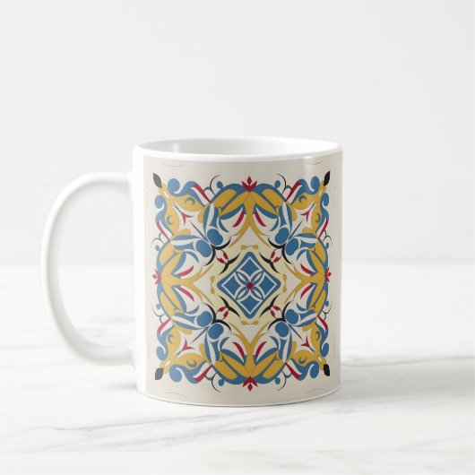 Mug mosaïque pâle. mandala (Gauche)