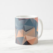 Mug Mosaïque polygonale : Elégance géométrique créativ (Devant droit)