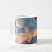 Mug Mosaïque polygonale : Elégance géométrique créativ (Devant gauche)
