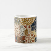 Mug Mosaïque textile de style vintage. (Centre)