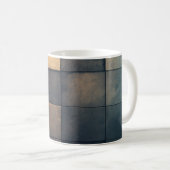 Mug 🎨 Mosaïque Texturée en Nuances de Couleur 🔲 (Devant droit)