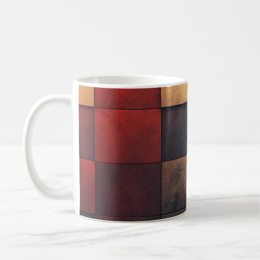 Mug 🎨 Mosaïque Texturée en Nuances de Couleur 🔲 (Gauche)