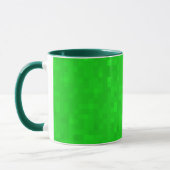 Mug Mosaïque verte chaude, (Gauche)