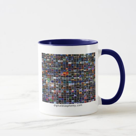 Mug Mosaïque X.25 du blasphème 25 de Digitals (Droite)