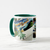 Mug Mosaïques de lézard de Gaudi (Devant gauche)