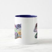 Mug Mosaïques de tête de lézard de Gaudi (Centre)