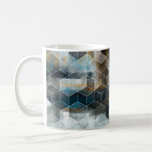 Mug mosaïques murales numériques colorées design, arri
