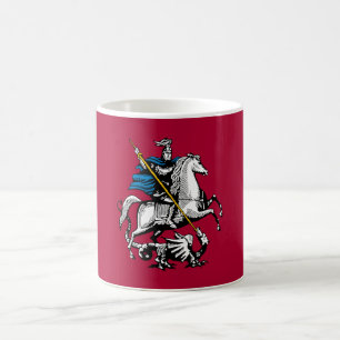 Mug Moscou ville Russie symbole drapeau saint george k
