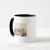 Mug Mosquée d'Omar montrant le site du temple (Devant gauche)