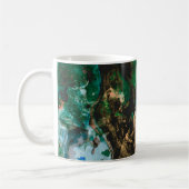 Mug Moss Agate Green Crystal Geode Abstract (Gauche)