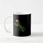 Mug Moss Mantis Noël Lumière Santa Hat Animal Insec (Gauche)