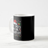 Mug Most Likely To Be On The Naughty List Funny Family (Devant gauche)