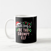 Mug Most Likely To Be The Mpy Elf Funny Xmas (Gauche)