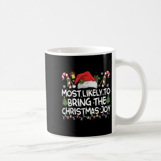 Mug Most Likely To Bring The Christmas Joy Matching Ch (Droite)