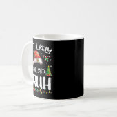 Mug Most Likely To Call Santa Bruh Christmas Family Ma (Devant gauche)