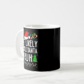 Mug Most Likely To Call Santa Bruh Funny Matching Fami (Devant gauche)