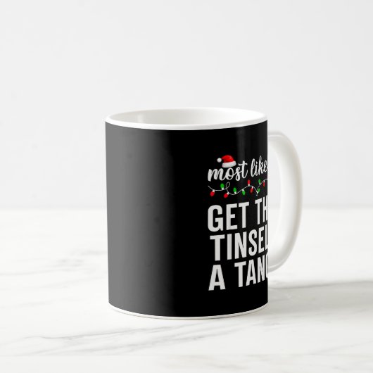 Mug Most Likely To Christmas Matching Family Pajamas A (Devant droit)